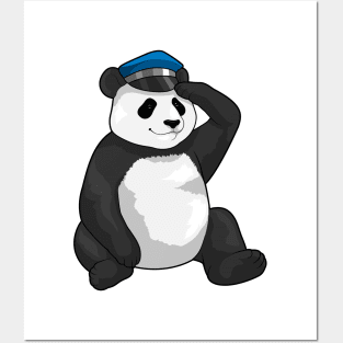 Panda Police Police hat Posters and Art